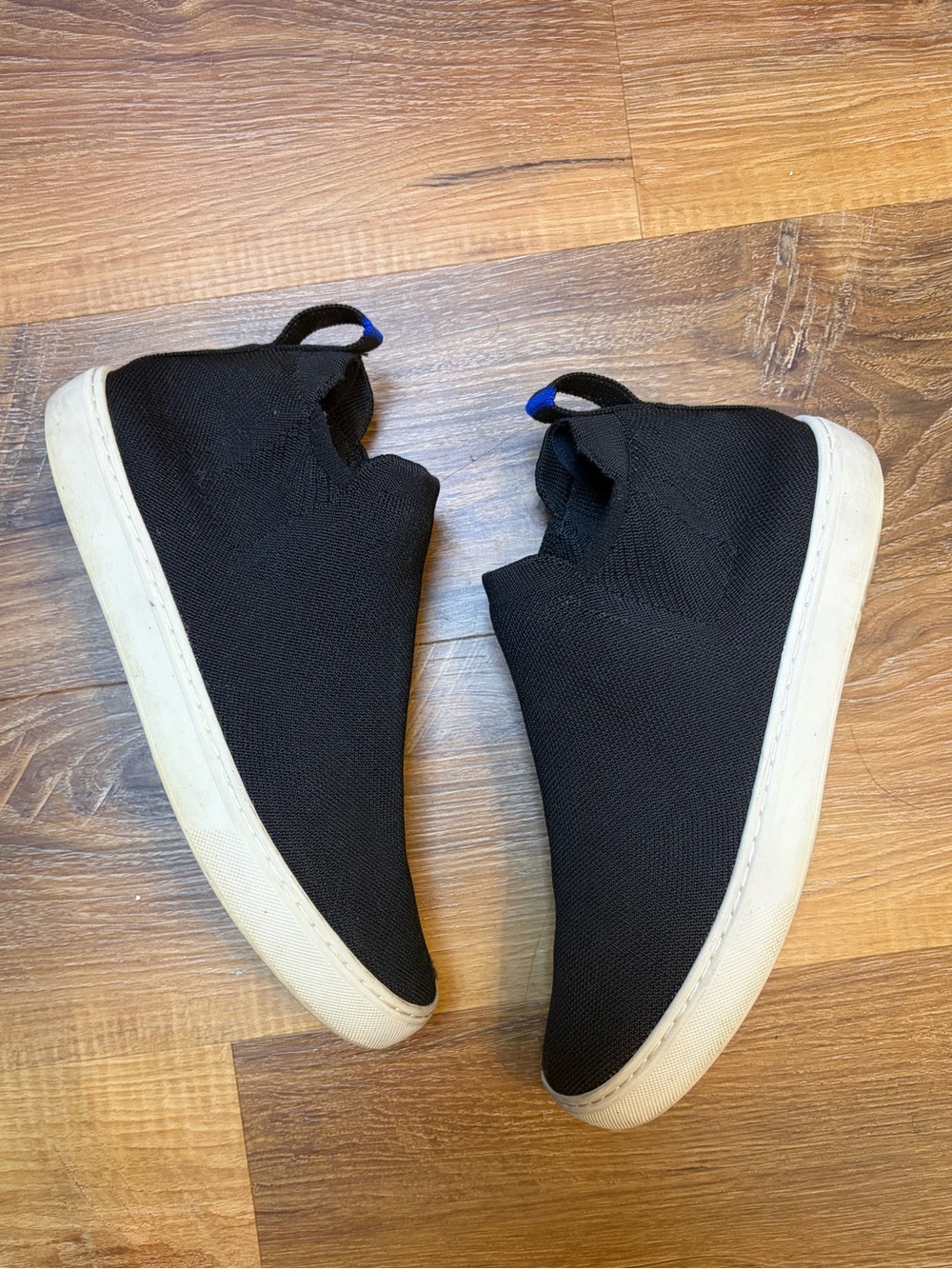 Rothy’s Black Slip-On high top Sneakers size 8.5